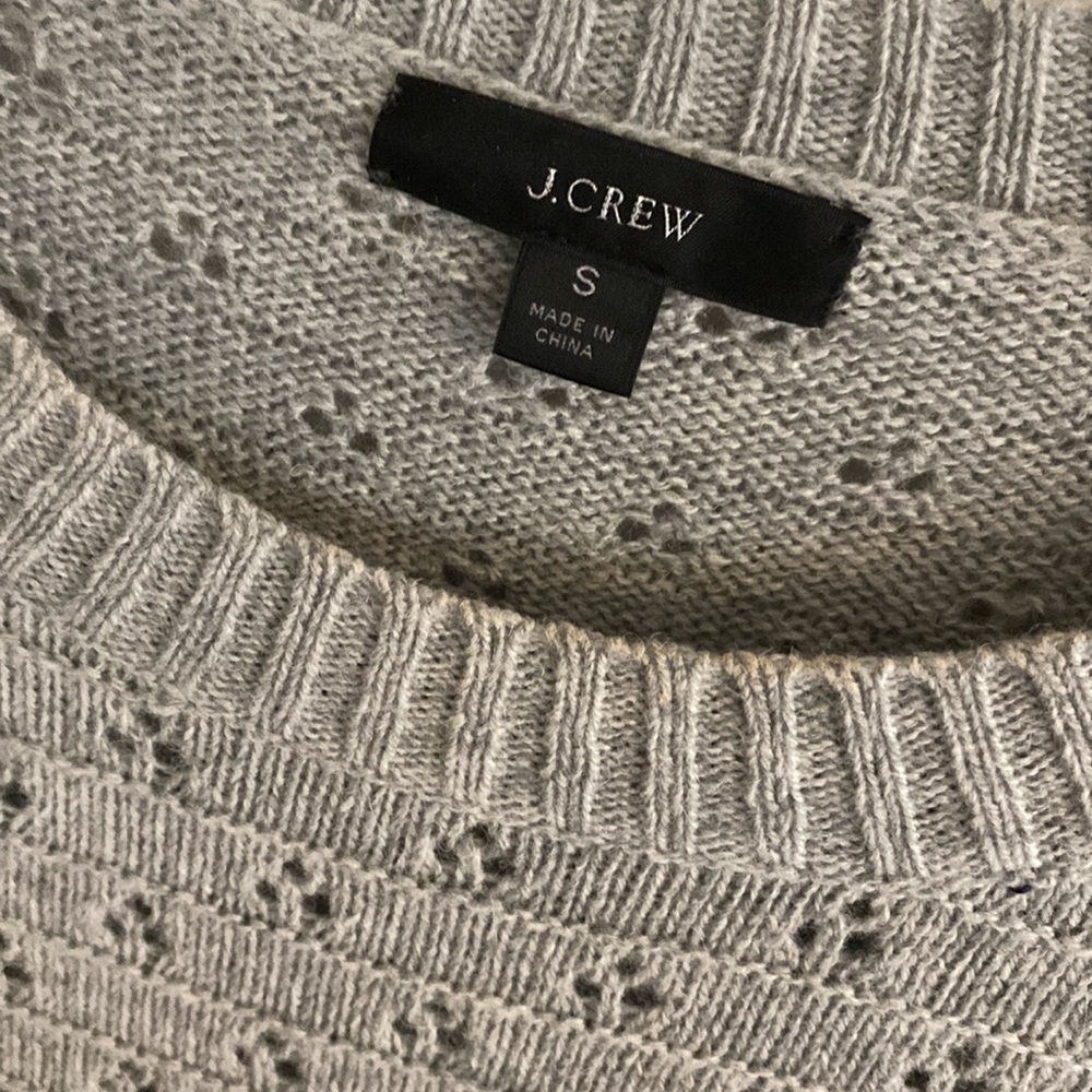 I. Crew gray sweater small